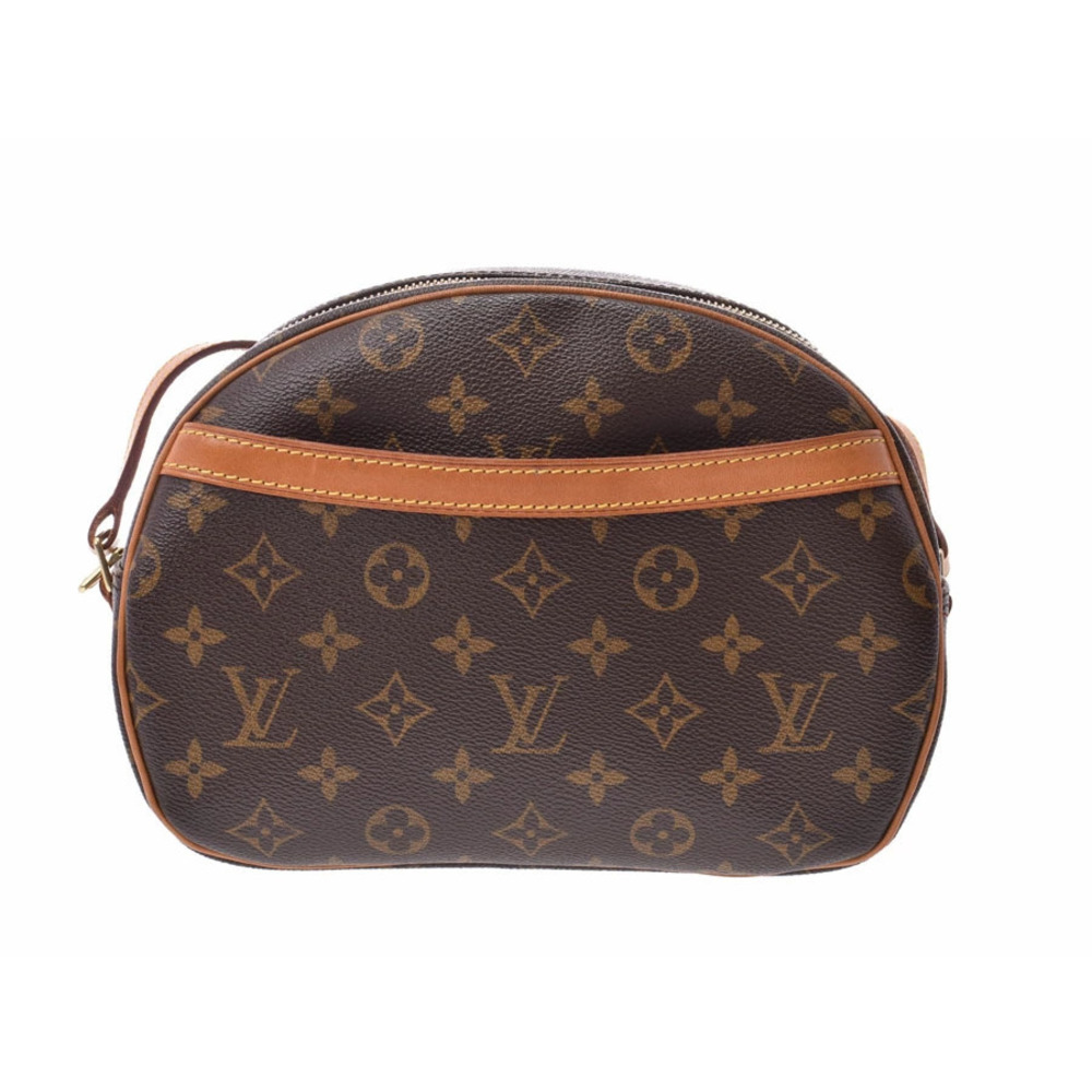 Louis Vuitton Monogram Blois Brown Leather Shoulder Bag